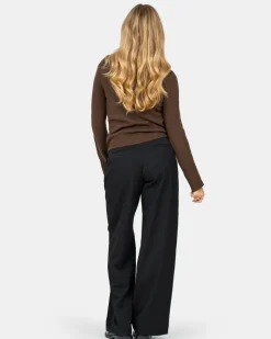 Asymmetrisk Cardigan Brun
