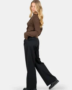Asymmetrisk Cardigan Brun