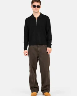 Baggy Denim Jeans Brown