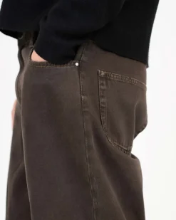Baggy Denim Jeans Brown