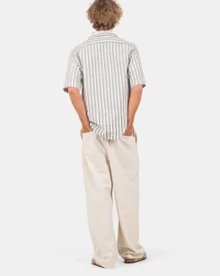 Baggy Hørbukser Beige