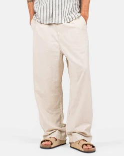 Baggy Hørbukser Beige