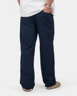 Baggy Hørbukser Navy