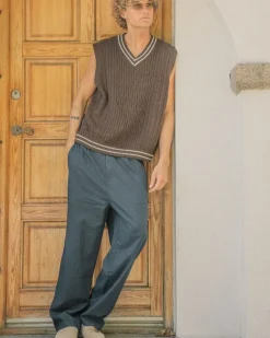 Baggy Hørbukser Navy