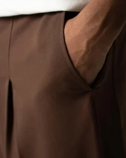 Baggy Suit Pants Brown
