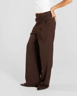 Baggy Suit Pants Brown