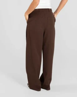 Baggy Suit Pants Brown