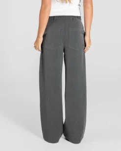 Baggy Suit Pants Grey dame