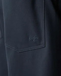 Baggy Suit Pants Navy