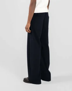 Baggy Suit Pants Navy