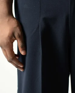 Baggy Suit Pants Navy