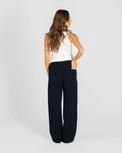 Baggy Suit Pants Navy