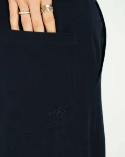 Baggy Suit Pants Navy