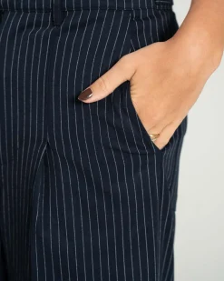 Baggy Suit Pants Pinstriped