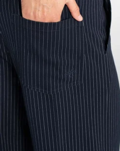 Baggy Suit Pants Pinstriped