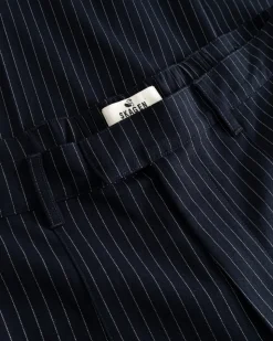 Baggy Suit Pants Pinstriped