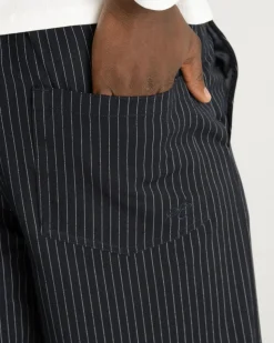 Bermuda Shorts Navy Pinstriped