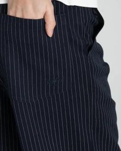 Bermuda Shorts Navy Pinstriped dame