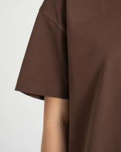 Blank T-shirt Brown dame