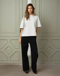 Blank T-shirt Grey dame
