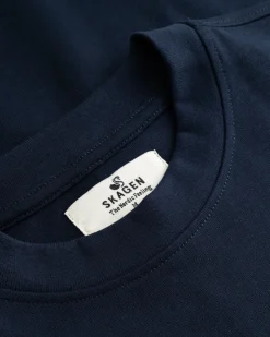 Blank T-shirt Navy dame