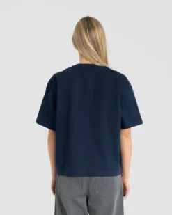 Blank T-shirt Navy dame
