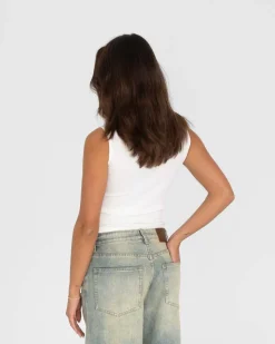 Bottoned Top White