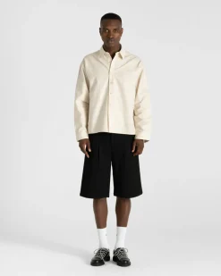 Check Summer Shirt Beige