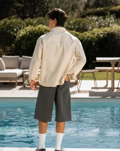 Check Summer Shirt Beige