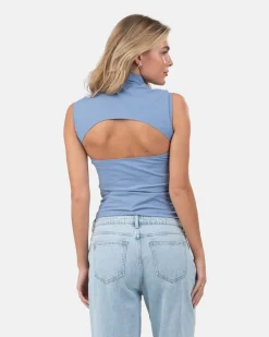 Choker Top Blå