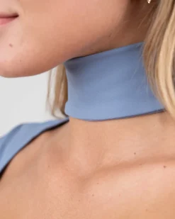 Choker Top Blå