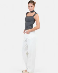Choker Top Grå