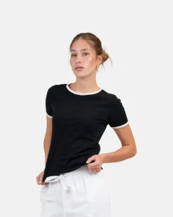 Contrast Baby Tee Sort