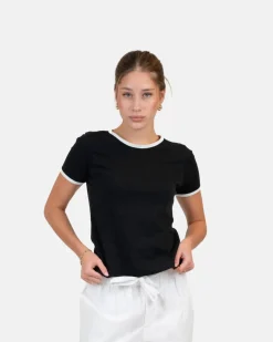 Contrast Baby Tee Sort