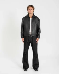 Croc Jacket Black