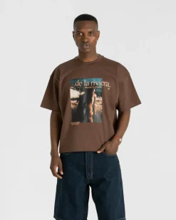 De la Riviera T-shirt Brown