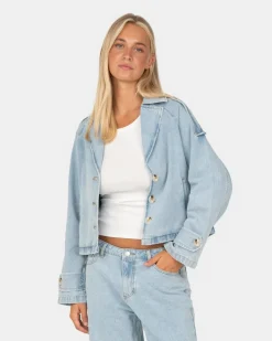 Denim jakke blå