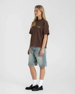 Everyday Essential T-Shirt Brown dame
