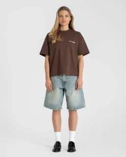 Everyday Essential T-Shirt Brown dame