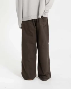 Extra baggy Denim Brown