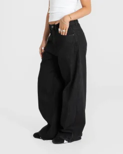 Extra Baggy Denim Jeans Black