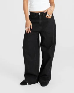 Extra Baggy Denim Jeans Black