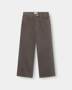 Extra Baggy Denim Jeans Brown