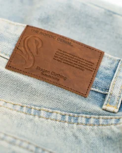 Extra baggy Denim Jeans Light blue vintage wash