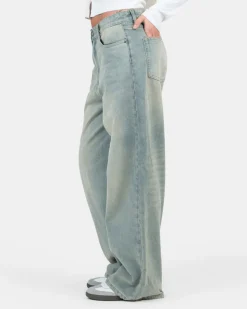 Extra Baggy Denim Jeans Light Blue Vintage Wash