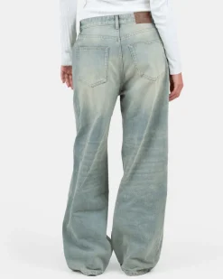 Extra Baggy Denim Jeans Light Blue Vintage Wash