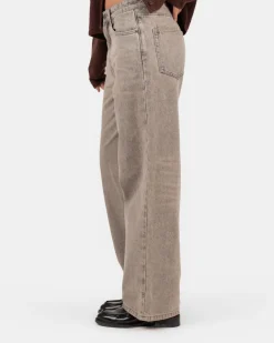 Extra Baggy Denim Jeans Rose Vintage Wash