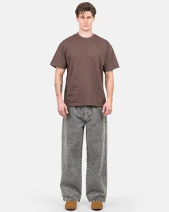 Extra baggy Denim Jeans Washed Grey