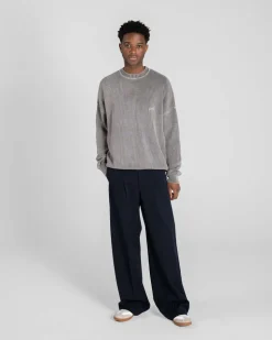 Fisherman Knit Washed Grey
