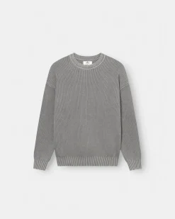 Fisherman Knit Washed Grey